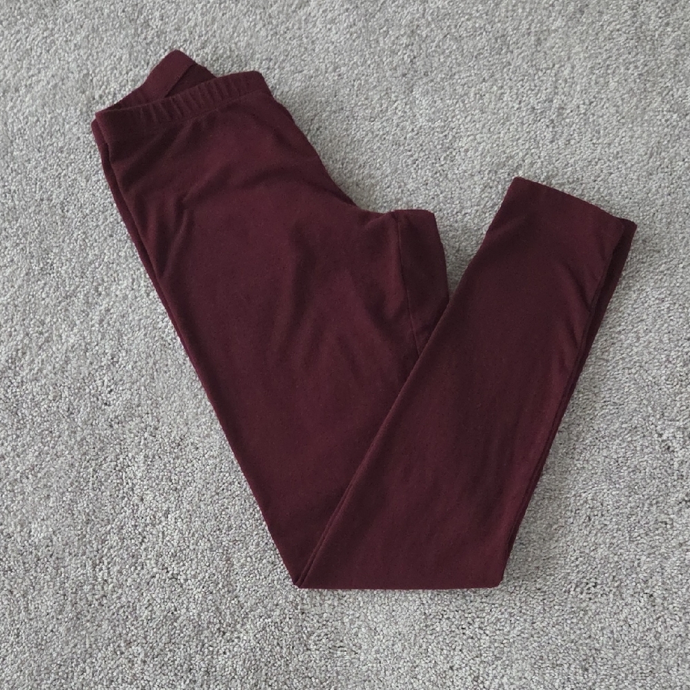 a.n.a Women's Burgundy Leggings